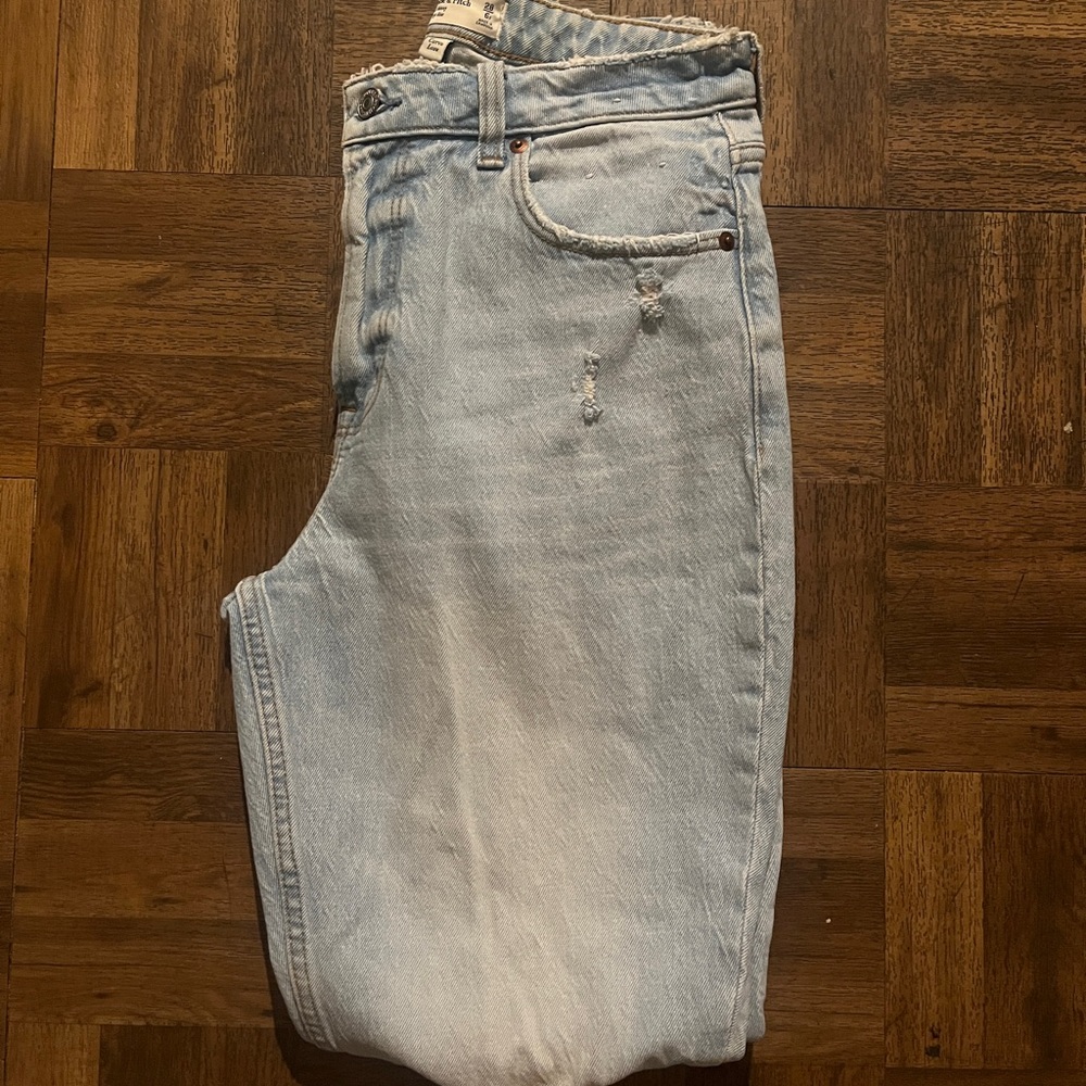 Abercrombie skinny high rise curve love jeans